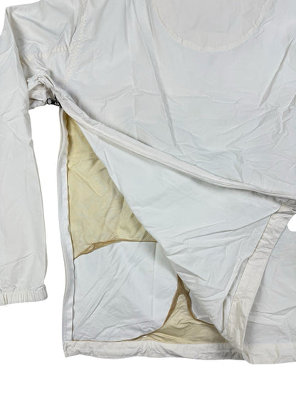 Napapijri Geographic White Retro 1/4 Zip Hooded Anorak Jacket Small