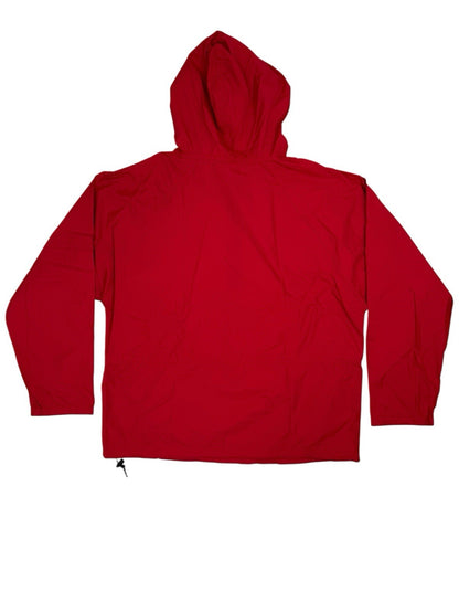 LL Bean Retro Red Pullover Anorak Poncho Large