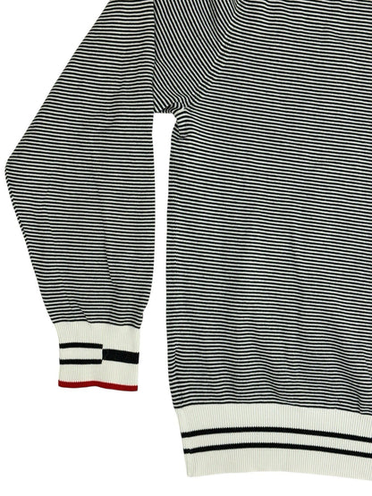 Tommy Hilfiger Retro Blue Striped Jumper XL
