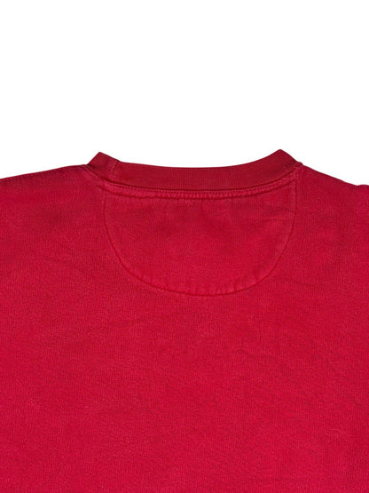 Chaps Ralph Lauren Red Retro Jumper Medium