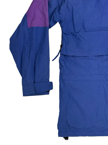 LL Bean Vintage Blue Sunbuster Zip Jacket Medium