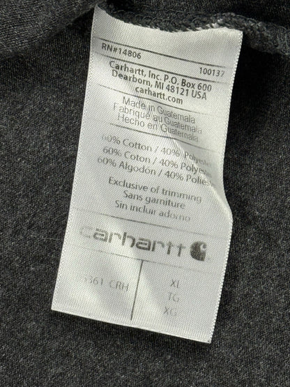 Carhartt Grey Skills USA Long Sleeve Support The Trades Top Loose Fit XL