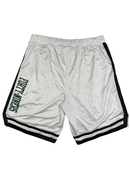 Champion Retro White UNC Charlotte 49ers College Basketball Shorts XL