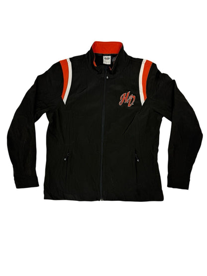 Harley Davidson Black Softshell Embroidered Zip Jacket XL