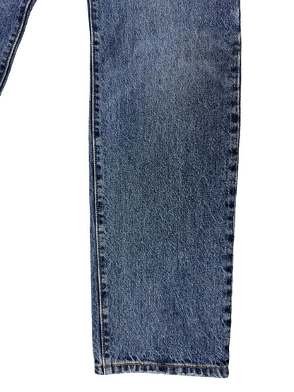 Levi's 501 Women's Blue Denim Straight Fit Jeans 24W 30L