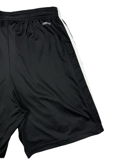 Adidas Black Primegreen Polyester Football Sport Shorts Medium