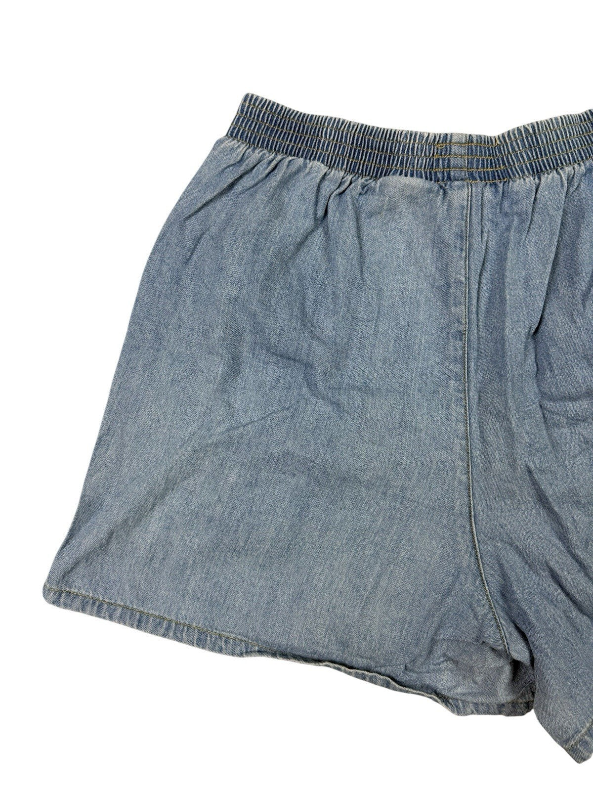 Vintage Disney Mickey Unlimited Blue Denim Cotton Shorts Small