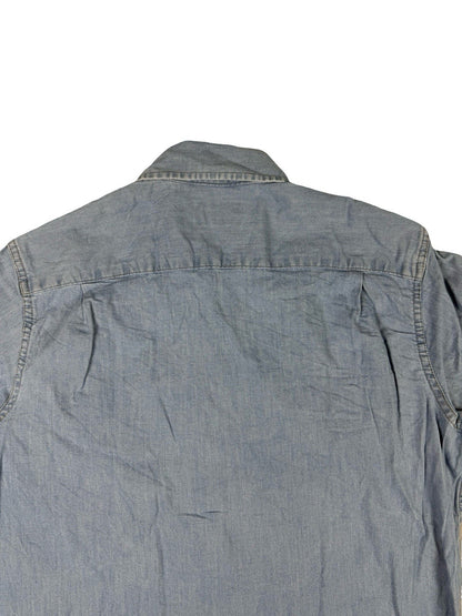 Wrangler Light Blue Western Button Shirt Small