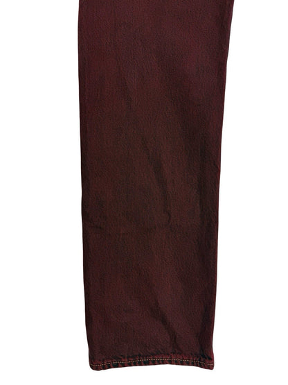 Levi's 501 CT Red Denim Jeans 38W 34L