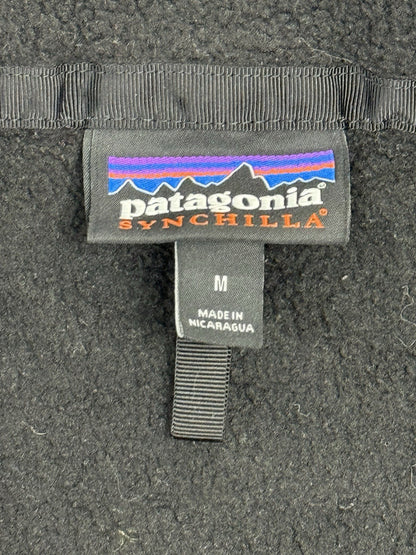 Patagonia Black Synchilla Zip Fleece Jacket Medium