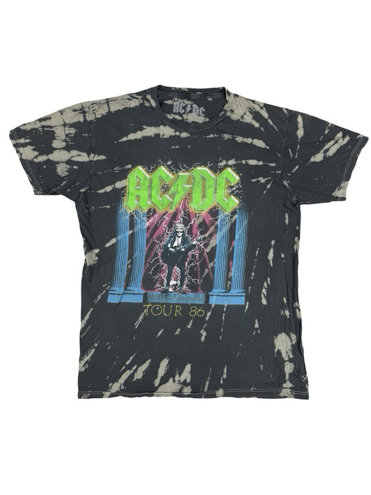 AC/DC Grey Acid Who Made Who 86 Tour Top Small