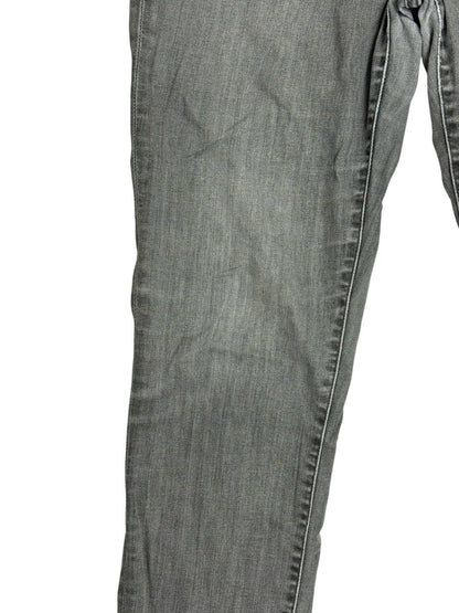 Levi's Grey 721 High Rise Skinny Denim Jeans 30W 35L