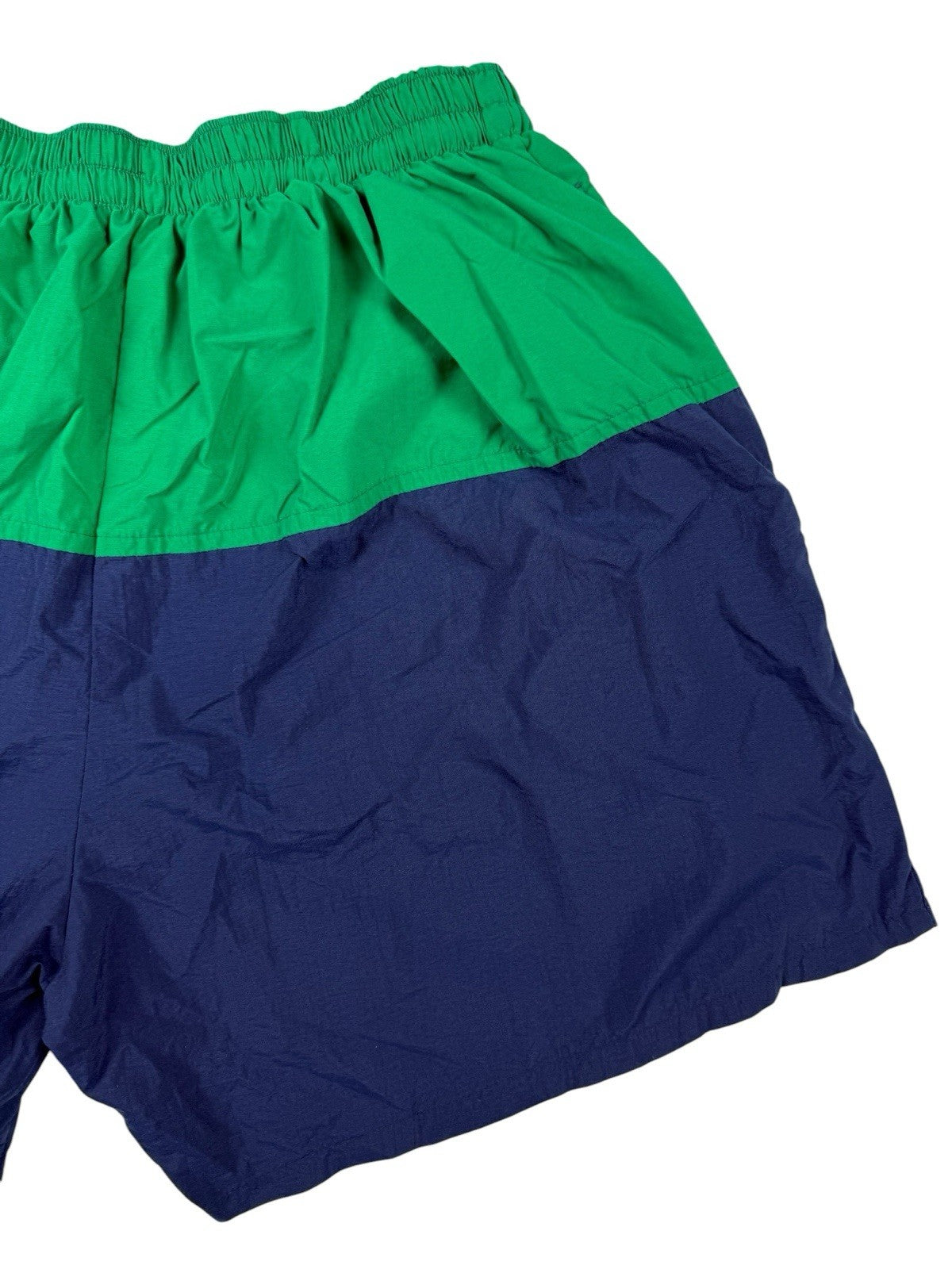 Lacoste Blue Retro Lined Nylon Sport Shorts Large
