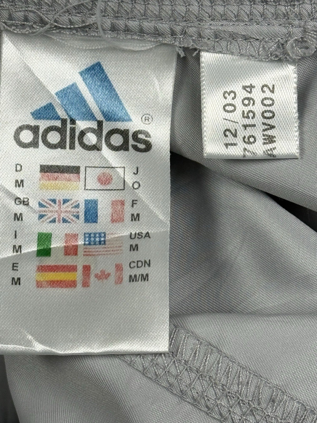 Adidas Vintage Grey ClimaShell 1/4 Zip Pullover Track Jacket Medium