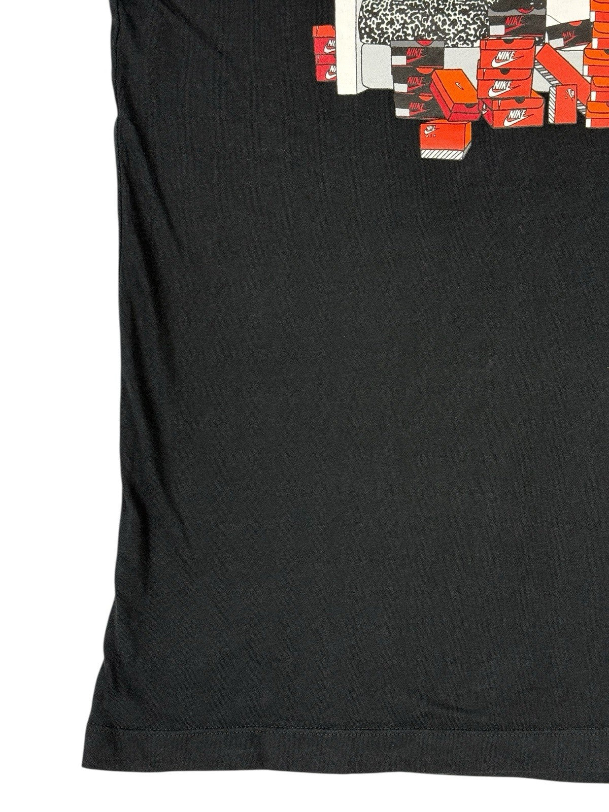 Nike Black Sneaker Culture Printed Top Small