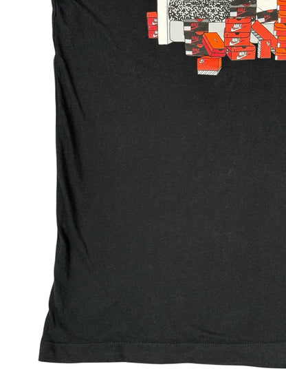 Nike Black Sneaker Culture Printed Top Small