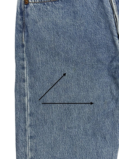 Levi's 501 Vintage 90's Y2K Blue Denim Straight Leg Jeans 26W 32L