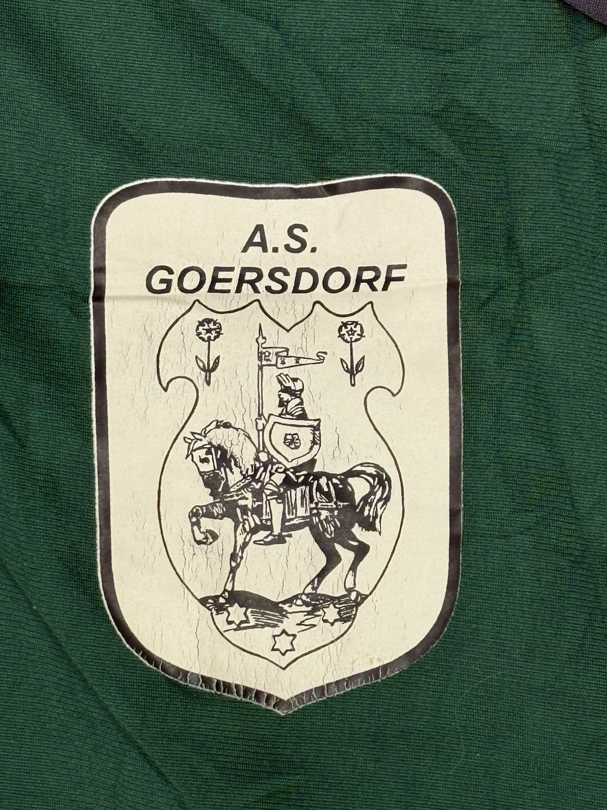 Adidas Vintage A.S. Goersdorf Zip Track Jacket Medium