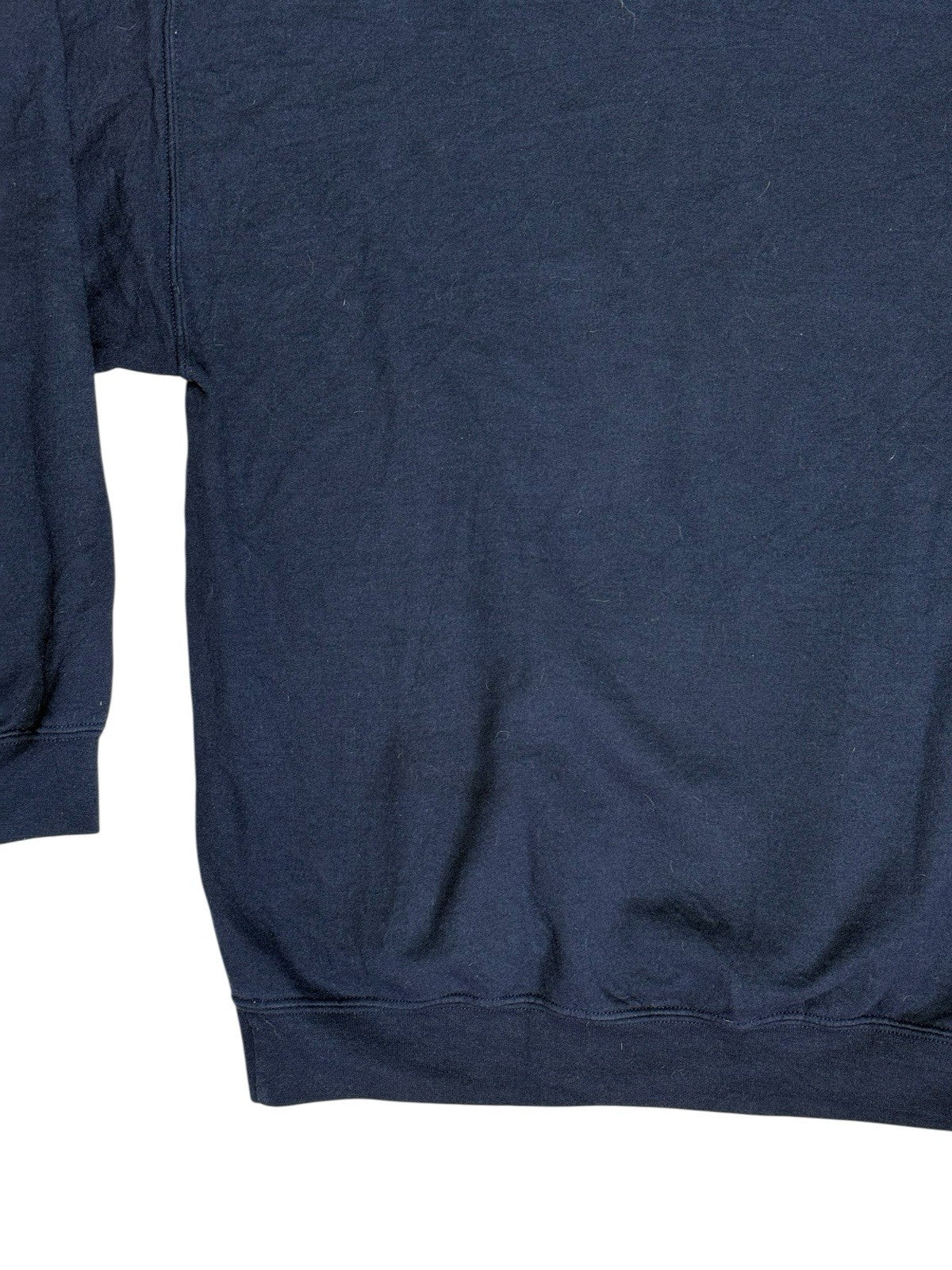 NFL New England Patriots Blue Printed American Football Hoodie Medium