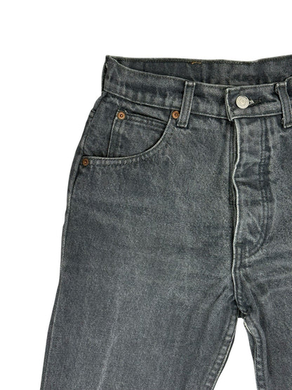 Levi's Grey Denim Tapered Jeans 28W 25L
