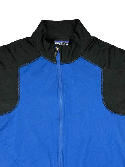 Patagonia Blue Stretch Wind Shield Zip Jacket Small