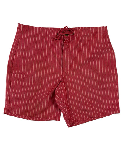 Vintage 60's McGregor Scotset Permanent Press Red Striped Chino Shorts Medium