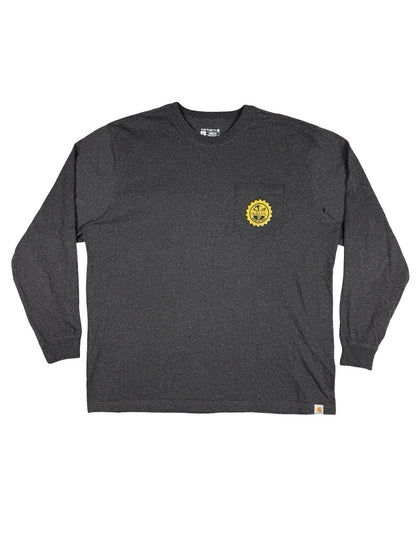 Carhartt Grey Skills USA Long Sleeve Support The Trades Top Loose Fit XL