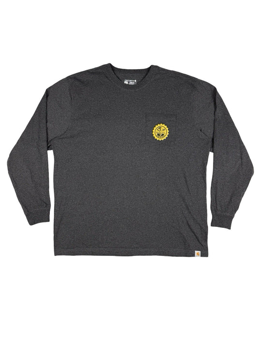 Carhartt Grey Skills USA Long Sleeve Support The Trades Top Loose Fit XL