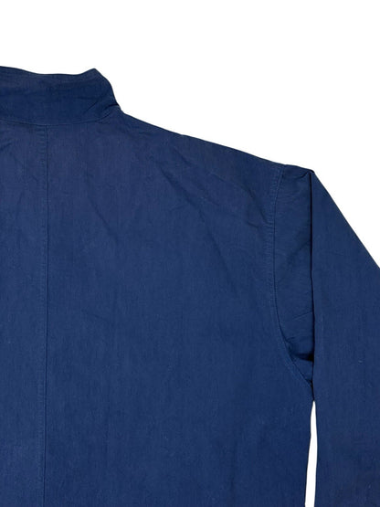 Adidas Vintage Blue Zip Lined Jacket Large