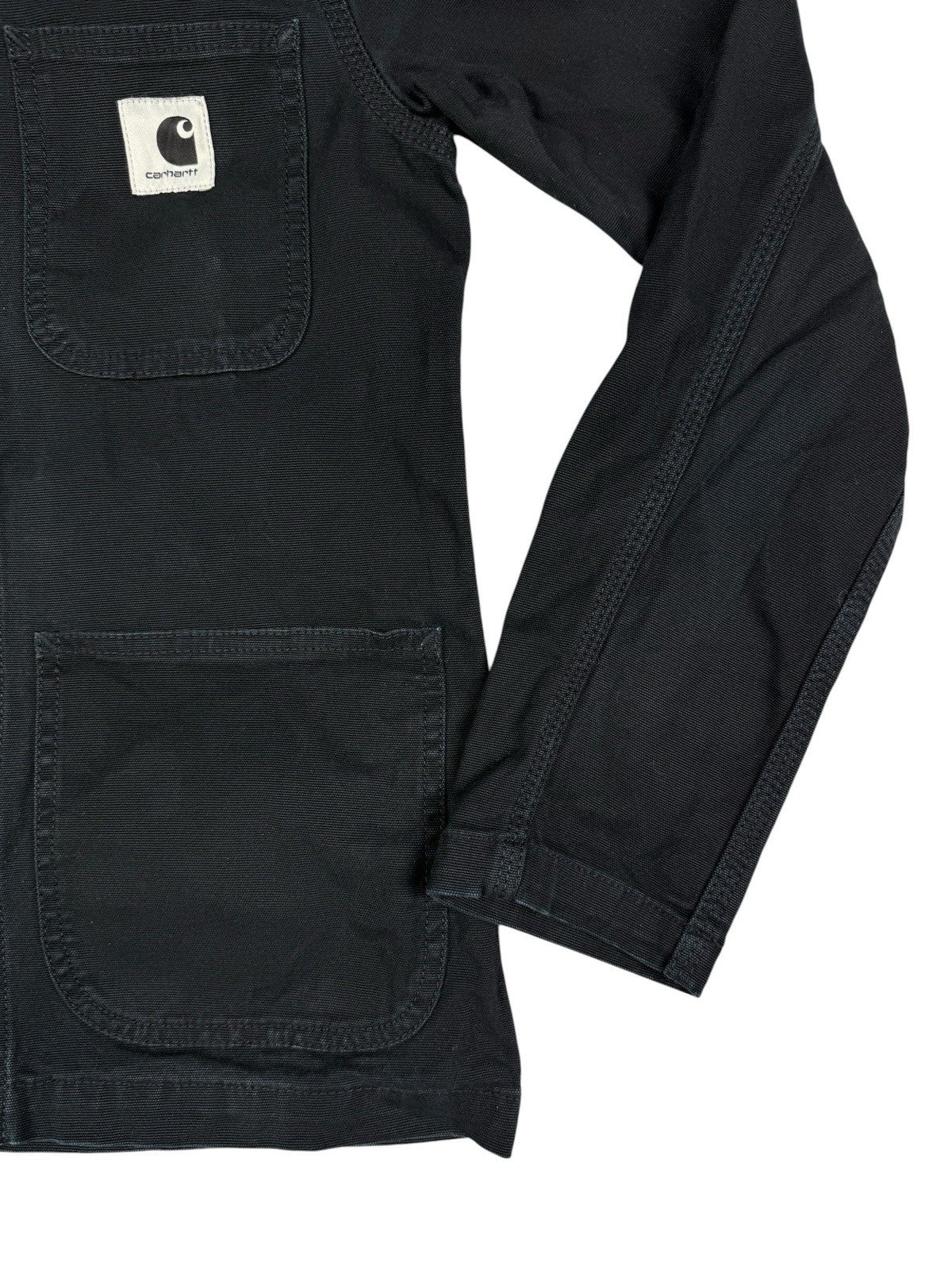 Carhartt WIP Black W' Michigan Denim Button Up Jacket Women's Small