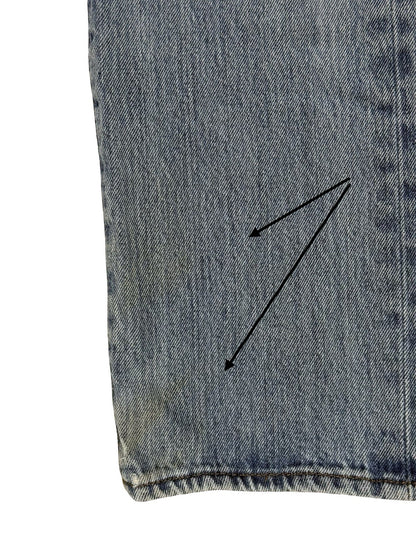 Levi's 501 Light Blue Straight Leg Denim Jeans 28W 30L