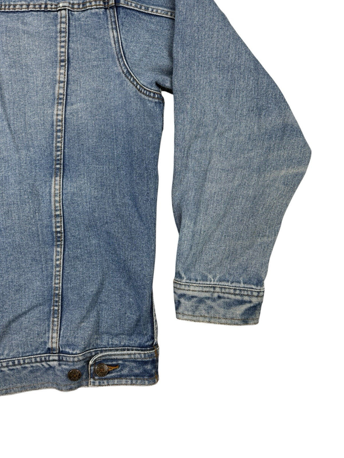 Denim Gear Retro Trucker Cowboy Blue Denim Jacket Y2K Large