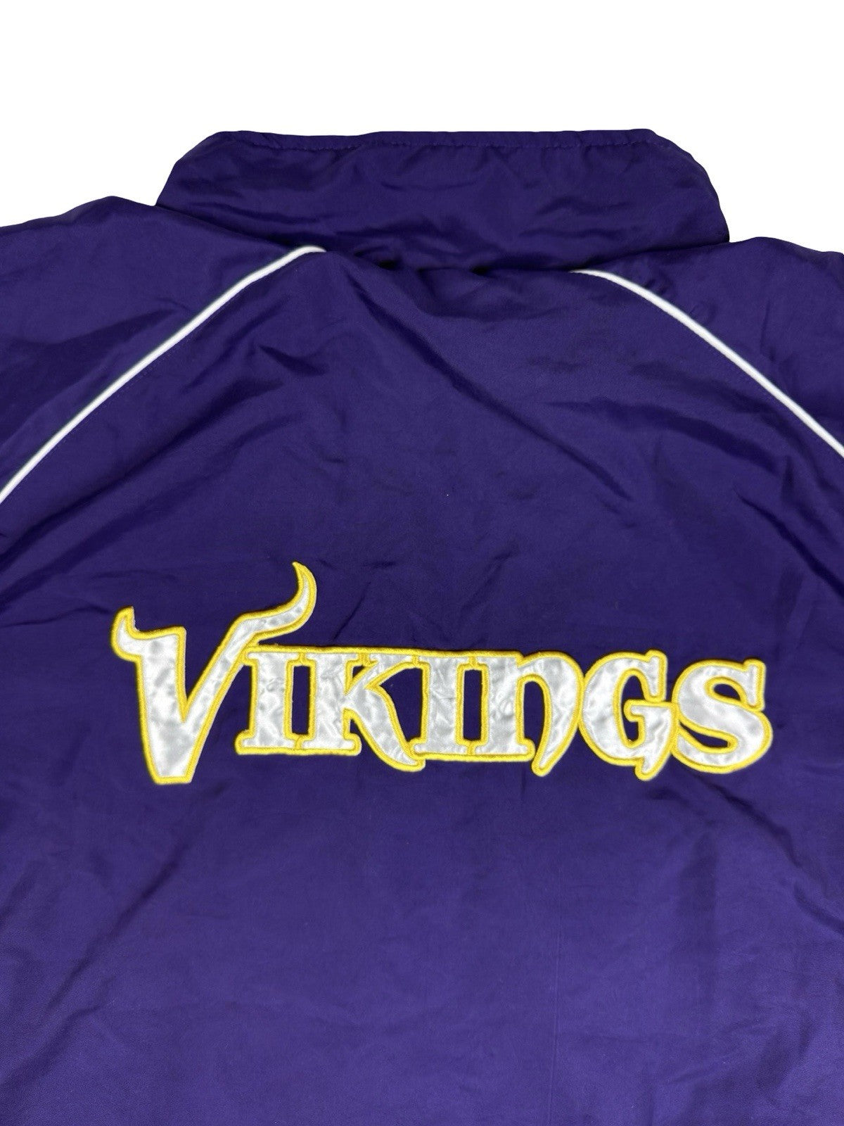 NFL Minnesota Vikings Purple 1/4 Zip Pullover Windbreaker 3XL