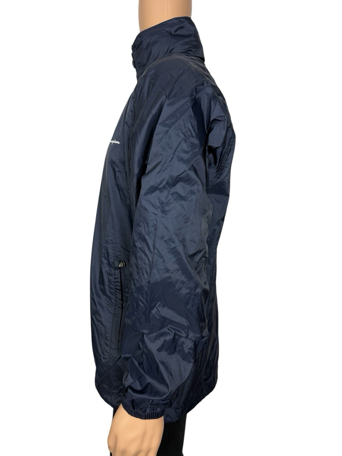Champion Blue Zip Lined Jacket Large