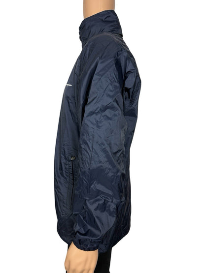 Champion Blue Zip Lined Jacket Large