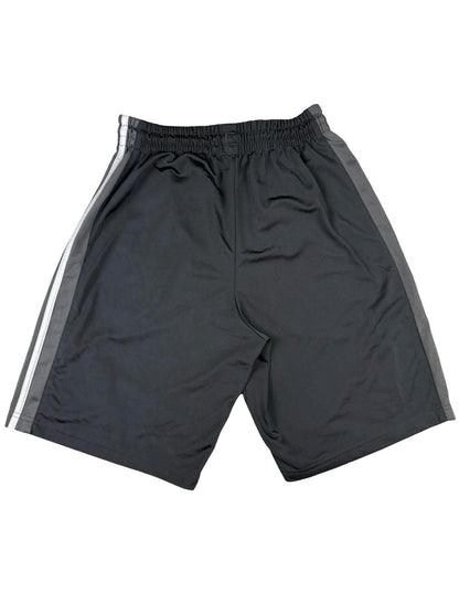 Adidas Grey Polyester Sport Active Shorts Medium