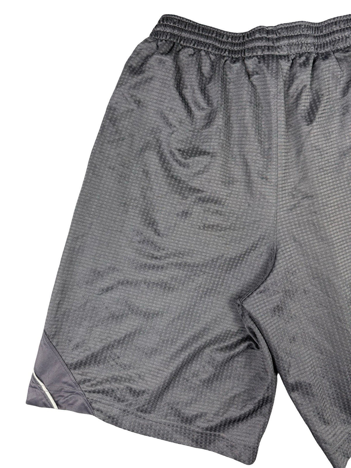 Nike Grey Polyester Basketball Sport Active Shorts Small