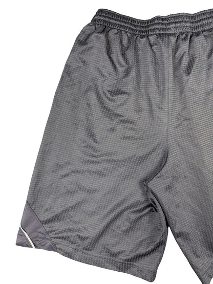 Nike Grey Polyester Basketball Sport Active Shorts Small