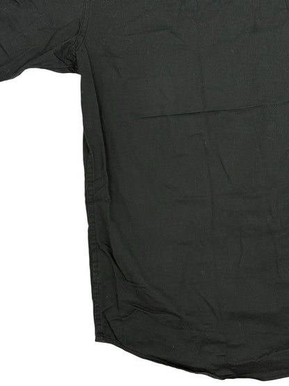 Wrangler Black Flex Comfort Short Sleeve Collared Shirt Medium