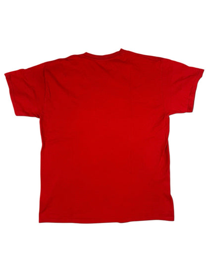 MLB Red St Louis Cardinals Retro Printed Cotton Top Large