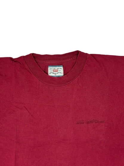 Levi's Red Retro Script Embroidered Logo Top Medium