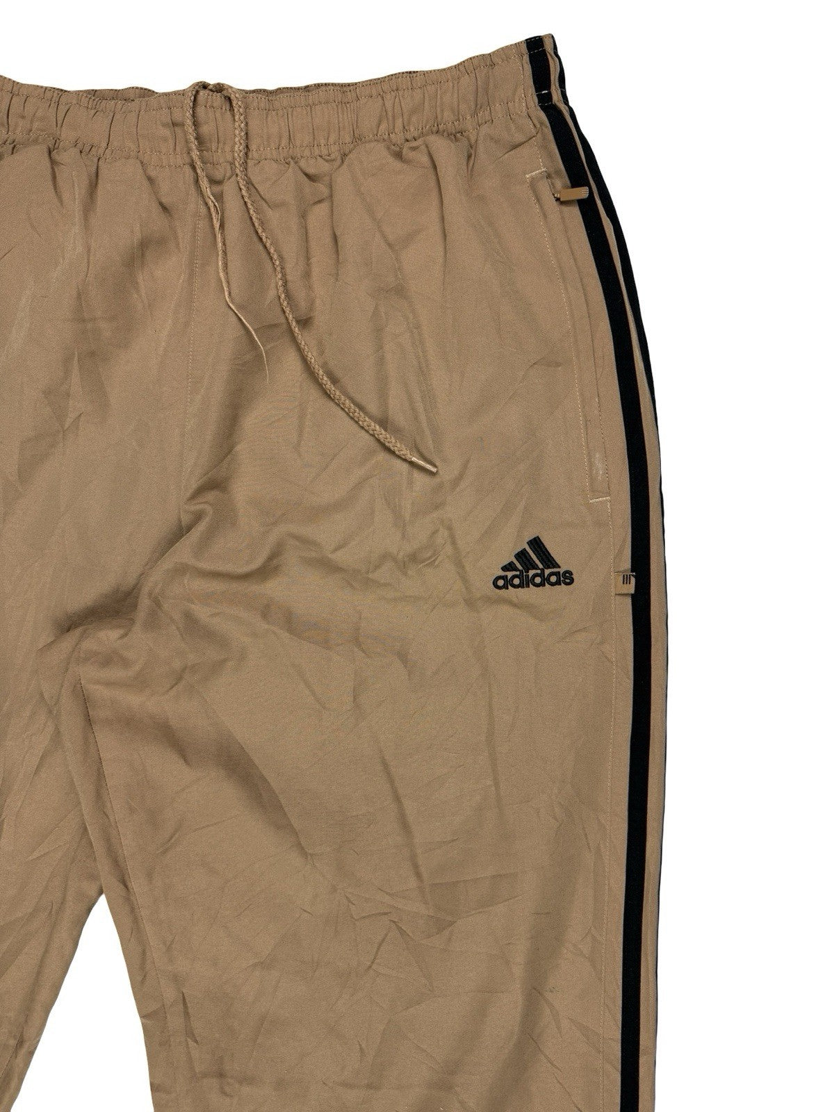 Adidas Retro Beige Lined Track Pant Trousers Medium (34W)