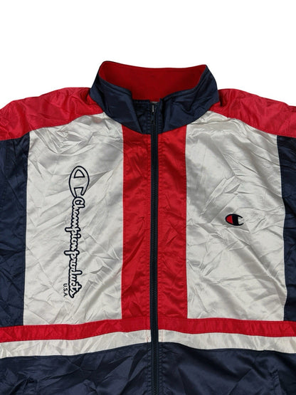 Champion Vintage Japanese Multi Colour Zip Track Jacket XL