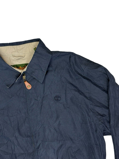 Timberland Blue Weathergear Zipped Collared Jacket Medium