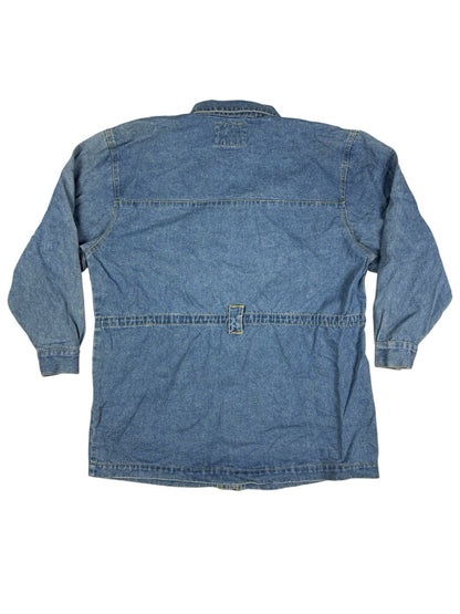 Jean Blue Vintage Blue Denim Work Jacket Small