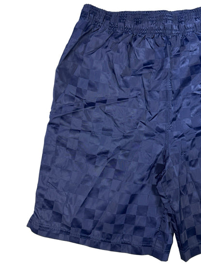 Umbro Blue Checker Nylon Sport Shorts Youth XL (16-18) Men's Medium