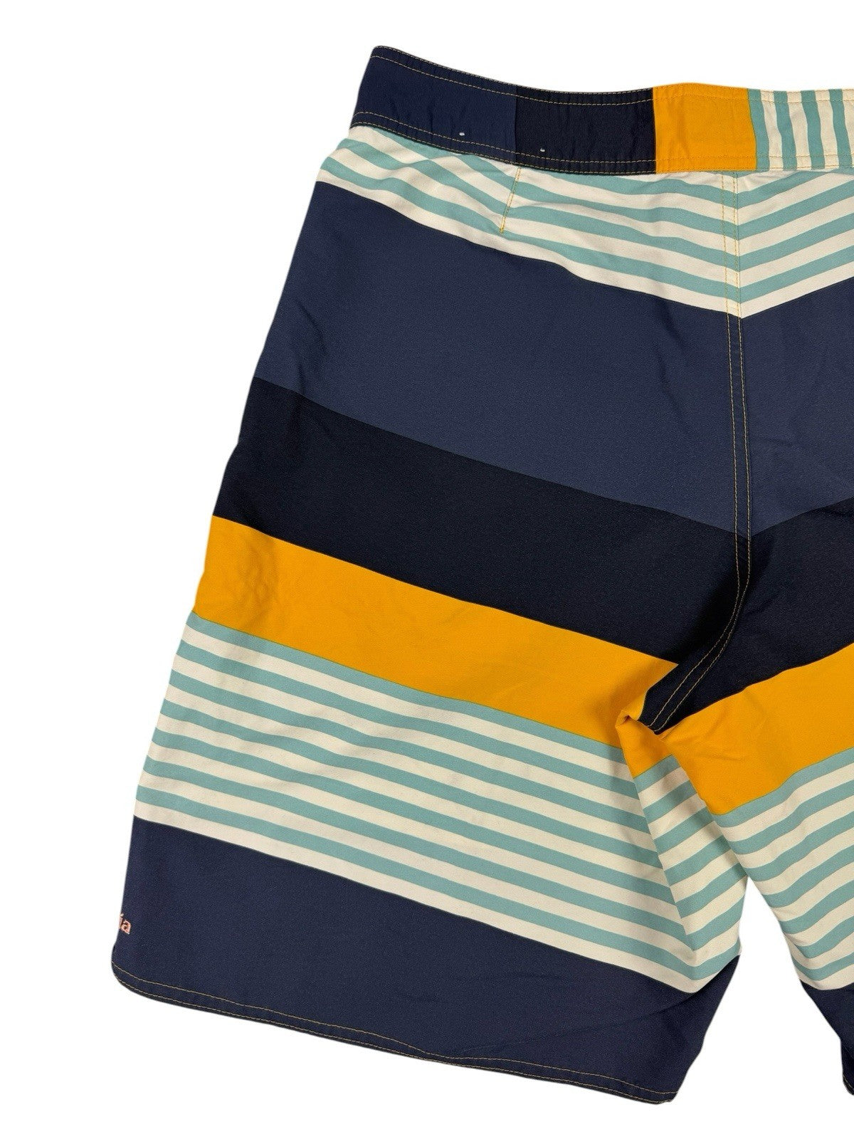 Patagonia Wavefarer Multi Colour Striped Swim Board Shorts Large 35W