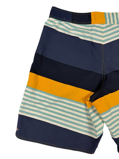 Patagonia Wavefarer Multi Colour Striped Swim Board Shorts Large 35W