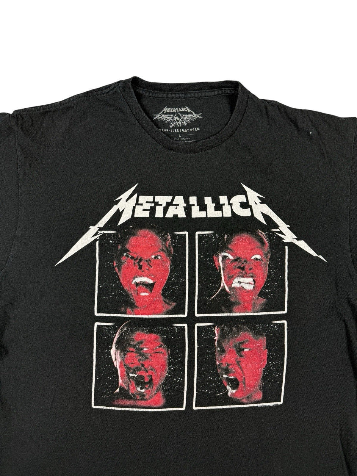 Metallica WorldWired Tour 2017 Concert Black Top Large