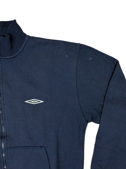 Umbro Blue Retro Zip Jumper Jacket Small